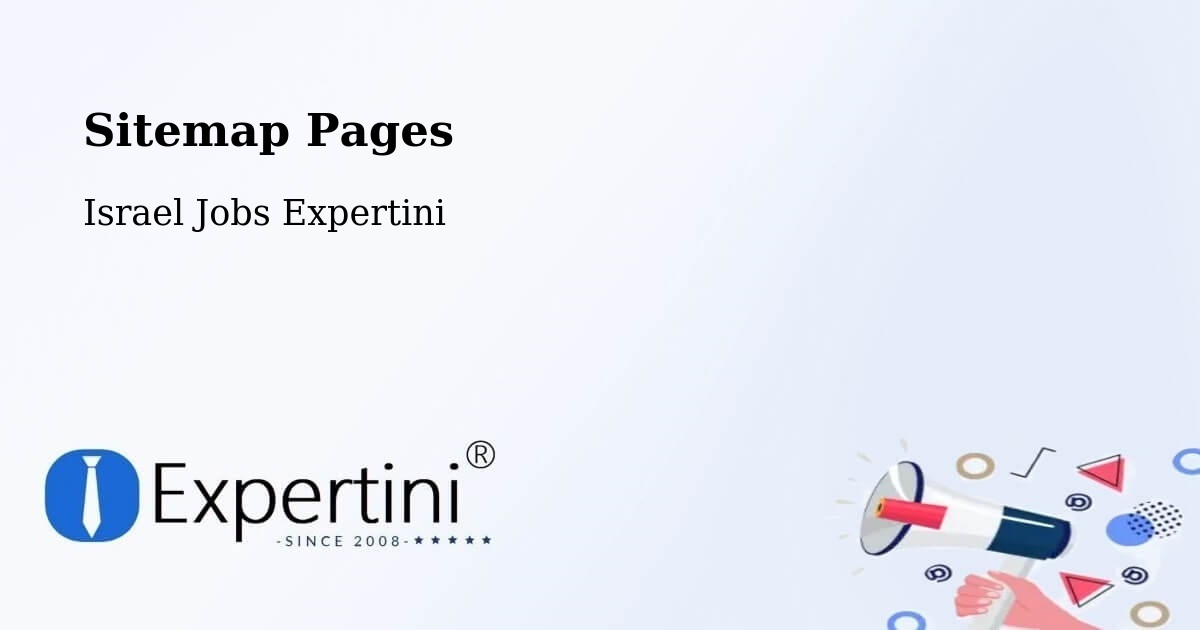 Sitemap Pages - Rosh Pinna - Israel Jobs Expertini
